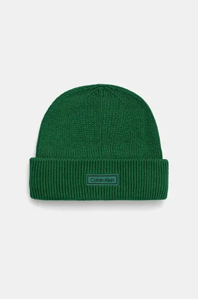 Čepice s příměsí vlny Calvin Klein