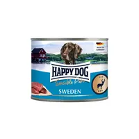 Happy Dog Sensible Pure Sweden - konzerva, zvěřinové maso 24 x 200 g