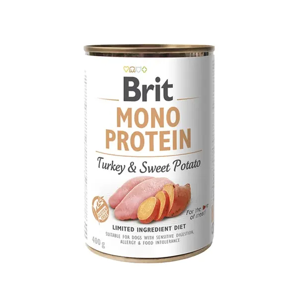 Brit Mono Protein Turkey & Sweet Potato 24 x 400 g