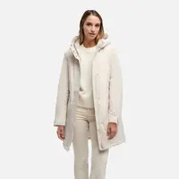 Krémová dámská parka Geox Spherica - Dámské