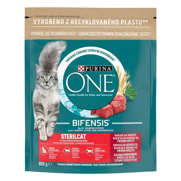 Purina ONE Bifensis Adult Sterilcat Beef 2 x 9,75 kg