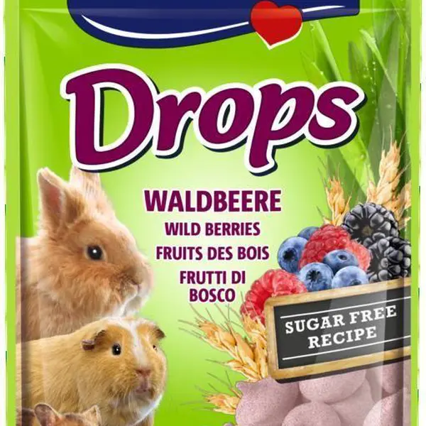 Vitakraft Drops sústo za odmenu s lesným ovocím 75 g