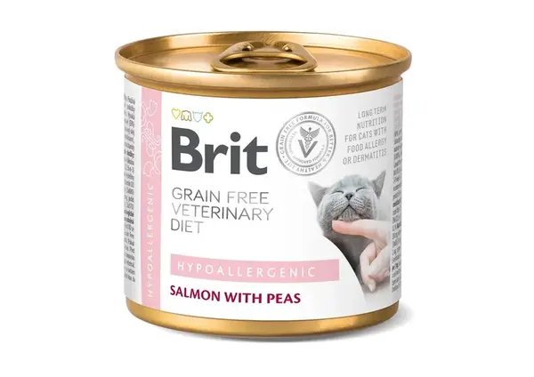 Brit Veterinary Diet Hypoallergenic konzerva pre mačky 200 g