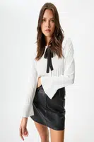 Koton Off White Women's Shirt