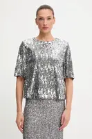 Halenka Aniye By dámská, stříbrná barva, hladká, 181509