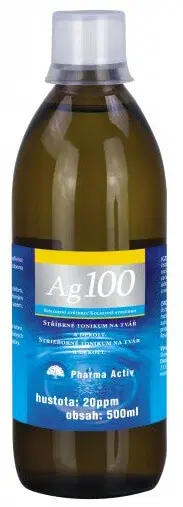 Pharma Activ Koloidní stříbro Ag 100 (20ppm) 500 ml