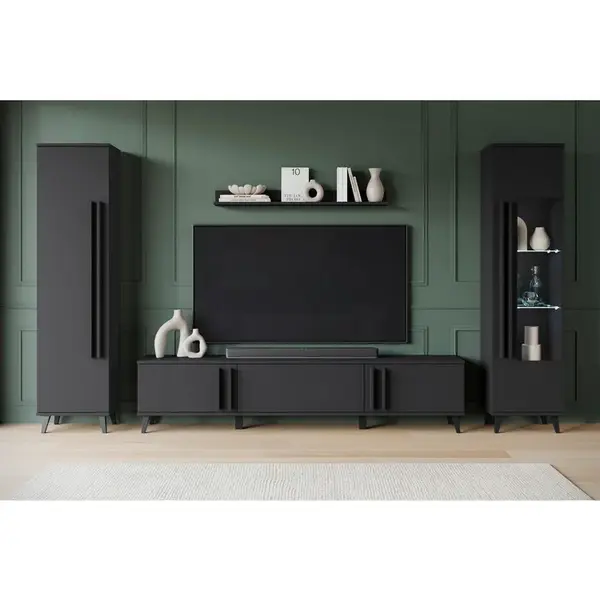 OBÝVACÍ STĚNA, černá