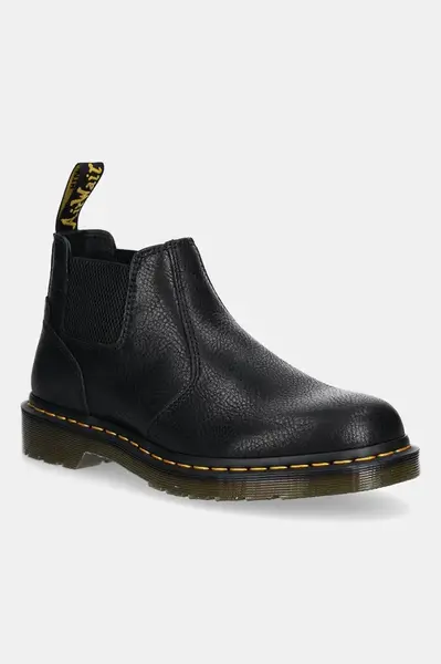 Kožené boty Dr. Martens 2976 Lo Chelsea Boot černá barva, DM40587001