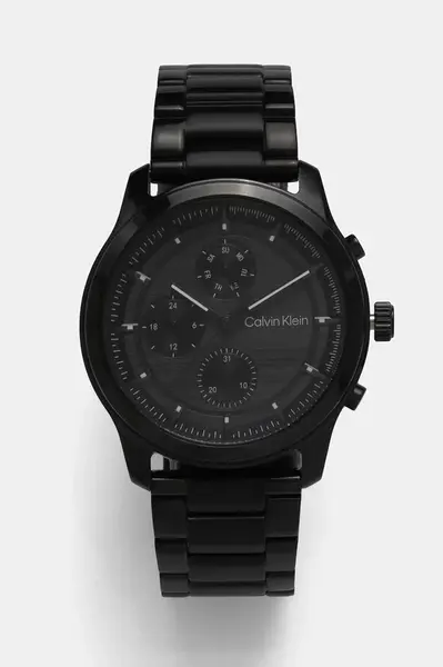 Hodinky Calvin Klein pánské, černá barva, 25200209