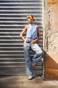 Marisse Women's Jeans L-Je-4604 L.Blue