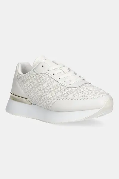 Tommy Hilfiger Kožené tenisky Tommy Hilfiger CHIC MONOGRAM RUNNER