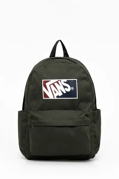 Dětský batoh Vans Old Skool Grom Backpack zelená barva, velký, s potiskem, VN000H56EMU1