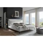 MID.YOU ČALOUNĚNÁ POSTEL, 180/200 cm, světle šedá