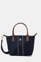 Kabelka Tommy Hilfiger tmavomodrá barva, AW0AW17707
