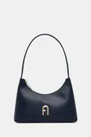Kožená kabelka Furla tmavomodrá barva, WB00863.AX0733.4533S