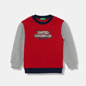 Dětská bavlněná mikina United Colors of Benetton
