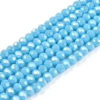 Electroplate Glass Beads Strands