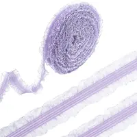 20 Yards Ruffled Nylon Elastic Lace Trim