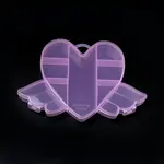 Flying Heart Plastic Bead Storage Containers