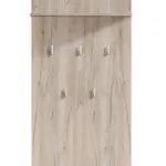 Vešiakový panel beatrix - dub šedý