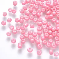 12/0 Baking Paint Glass Round Seed Beads