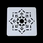 Star Pattern Eco-Friendly PET Plastic Hollow Painting Silhouette Stencil