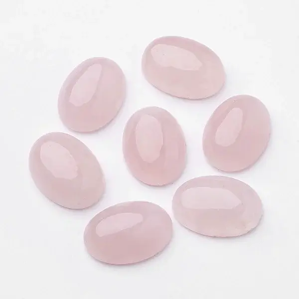 Natural Rose Quartz Cabochons