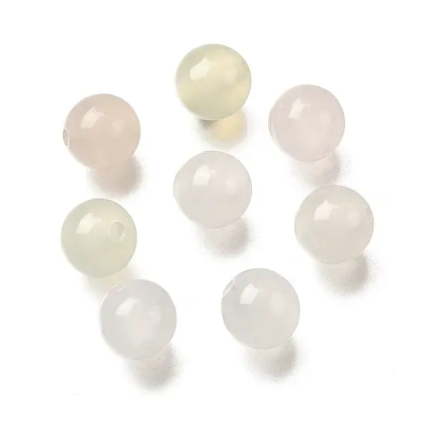 42Pcs Transparent Resin UV Reactive Beads