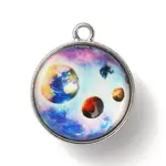 Galaxy Theme Luminous Glass Ball Pendants