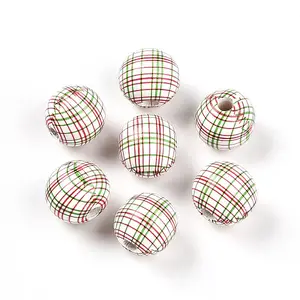 Easter Theme Printed Wood Beads