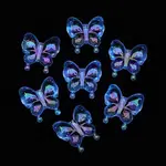 Luminous UV Plating Rainbow Iridescent Acrylic Beads