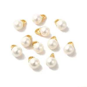 Shell Round Charms