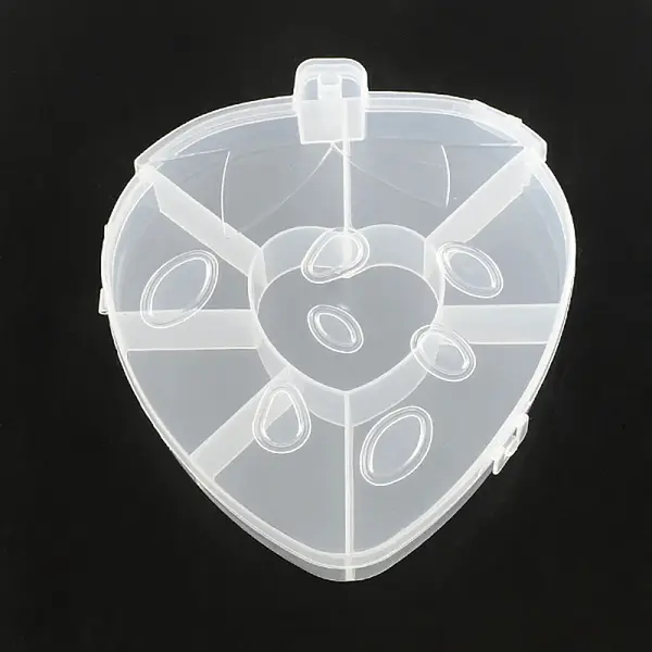 Strawberry Plastic Bead Storage Containers