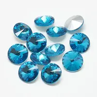 Pointed Back Glass Rhinestone Cabochons