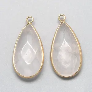 Natural Quartz Crystal Pendants