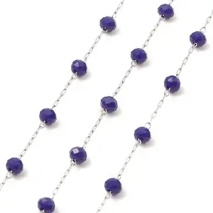 Glass Round Beaded Chains