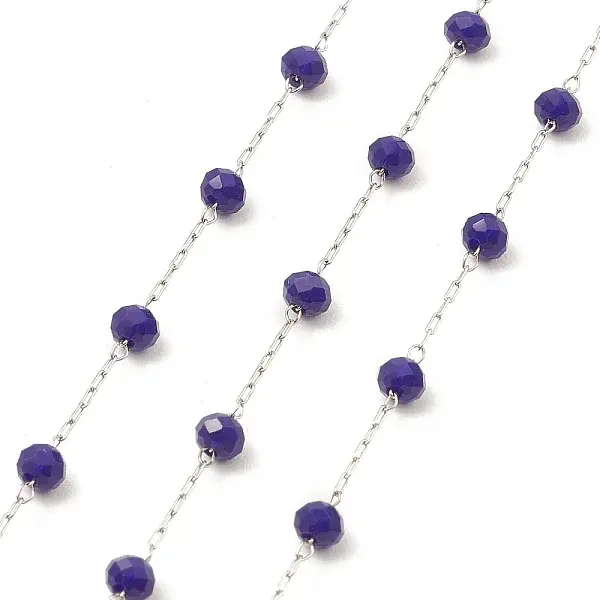 Glass Round Beaded Chains