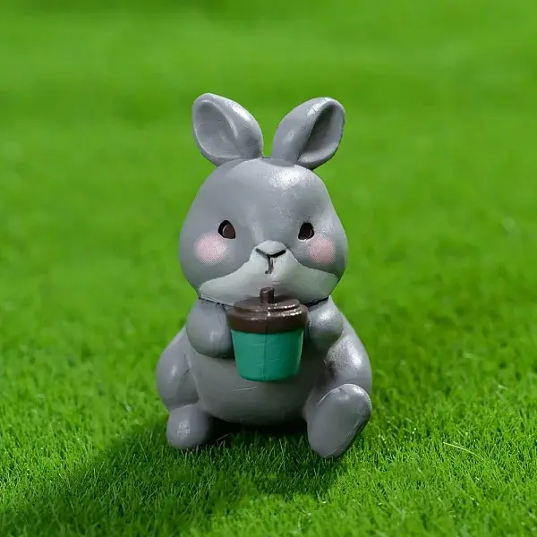 Resin Rabbit Miniature Ornaments