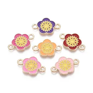 Alloy Enamel Connector Charms