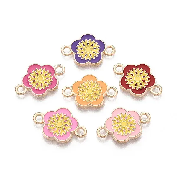 Alloy Enamel Connector Charms