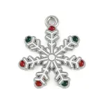Christmas Theme Alloy Enamel Pendants