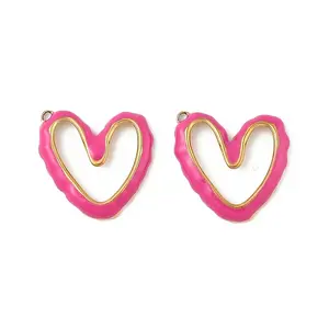 304 Stainless Steel Enamel Pendants