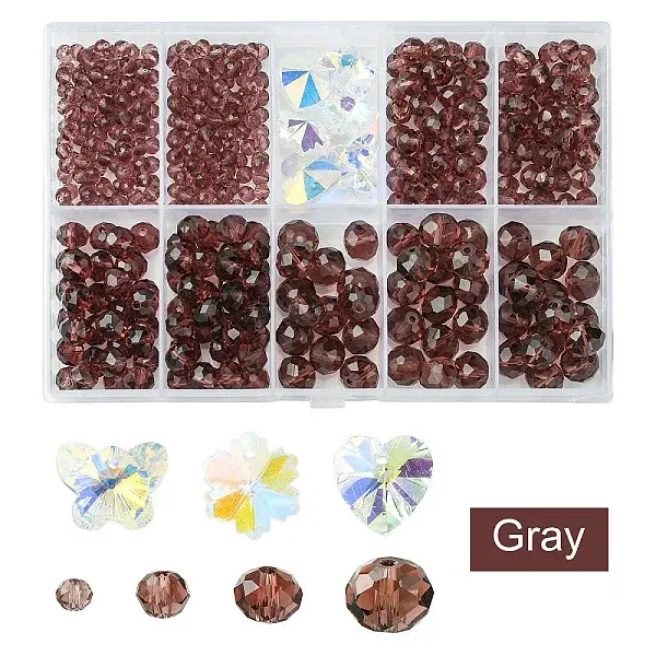 DIY Glass Beads & Charms Jewelry Making Finding Kit