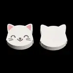 Spray Painted Natural Maple Wood Beads