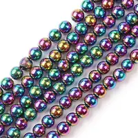 Non-magnetic Synthetic Hematite Beads Strands
