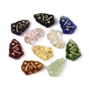 Christmas Tree Glass Beads