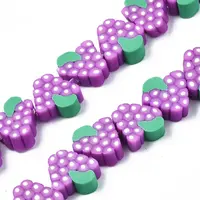 Handmade Polymer Clay Bead Strands