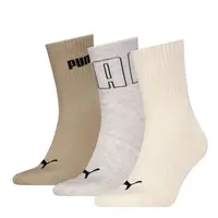 Puma unisex mesh logo short crew sock 3p 39/42