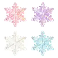 14Pcs 5 Colors AB Color Transparent Acrylic Chandelier Component Links