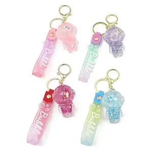 Luminous Spaceman Acrylic Pendant Keychain